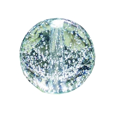 Glaskugel mit Bohrung für Wasserspiele Ø15 cm. 